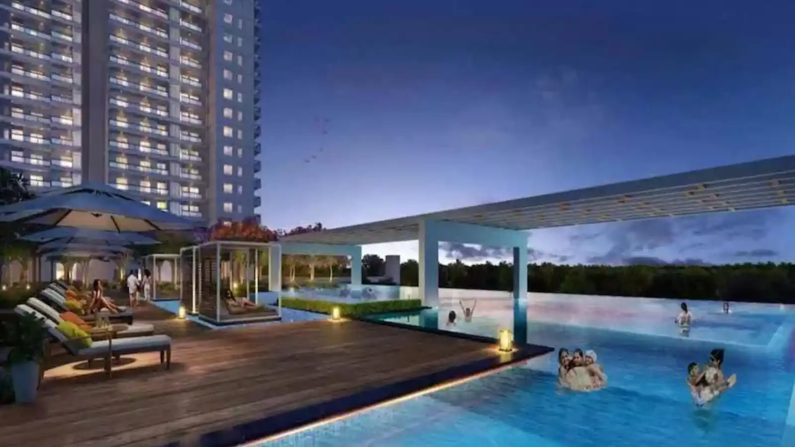 DLF-One-Midtown-Swimming-pool